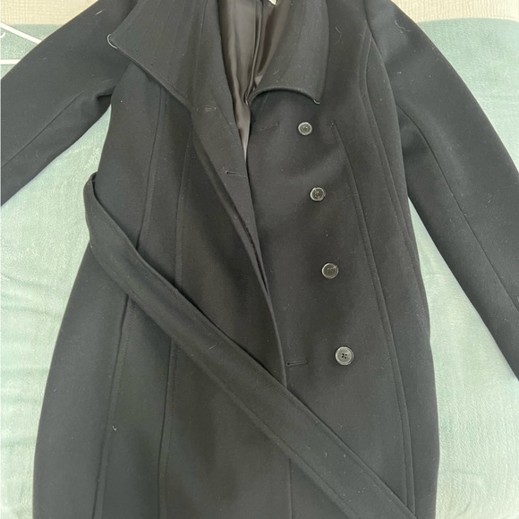 Aritzia Babaton Christobal wool blend coat in black size M - Picture 6 of 6